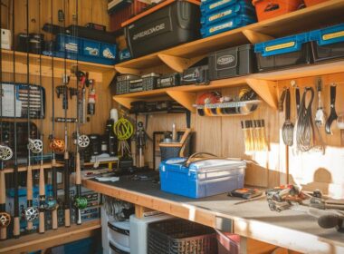 care for bass fishing gear