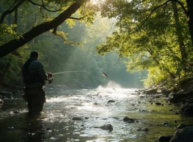 fly fishing salmon tight spots