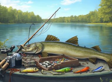 pike fishing tackle setup