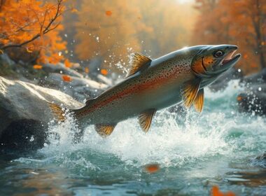 seasonal brown trout migration