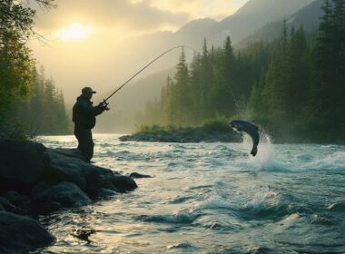 selecting ideal salmon fishing line