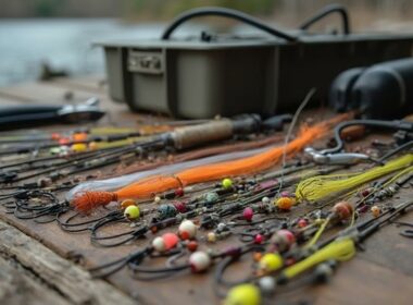 selecting salmon fishing gear