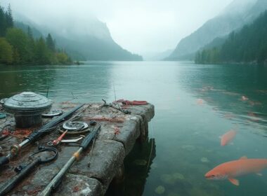 selecting salmon fishing line