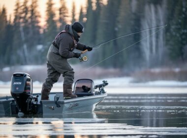 winter bass fishing gear