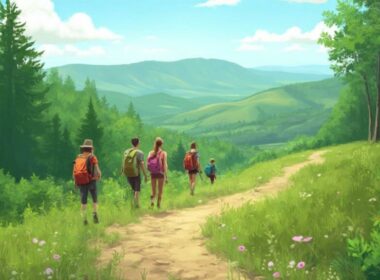 beginner hiking route selection